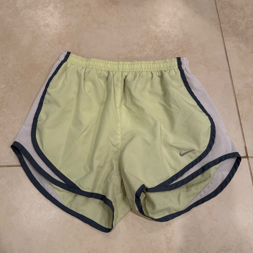 Nike Yellow Running Shorts